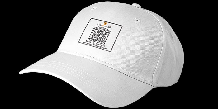 QR Code Cap Embroidery - Cre8iveSkill